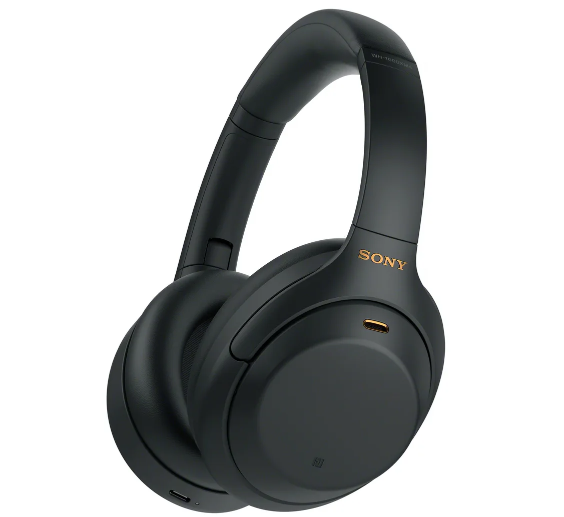 Sony WH-1000XM4 Wireless Noise Cancelling Kopfhörer, Schwarz